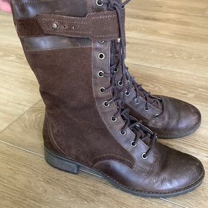 Brown timberland boots